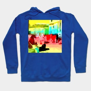 London Semi Abstract Hoodie